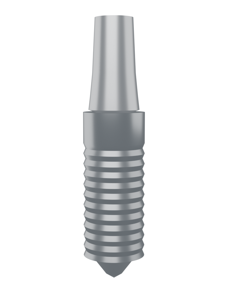 Morse taper connection, sectionable 3D cutaway